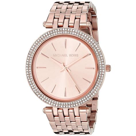 Women's Michael Kors Darci Stainless Steel Glitz .